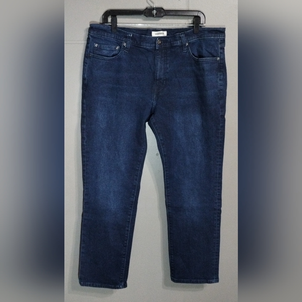 Goodthreads Men's Straight Leg, Slim Blue Jeans (38X29)